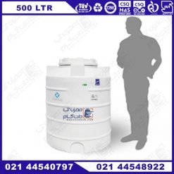 منبع پلاستیکی عمودی 500 لیتری