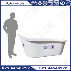 وان حمام بزرگ پلی اتیلن پلاستیکی