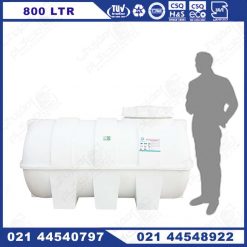 تانکر آب پلاستیکی 800 لیتری افقی کوشا پلاست